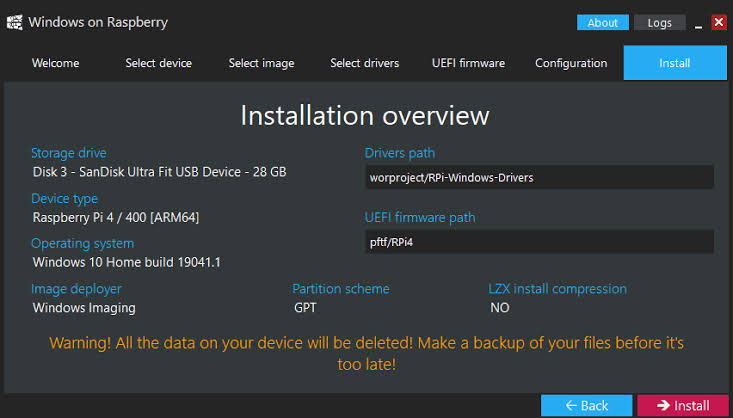 Windows 11 Raspberry Pi